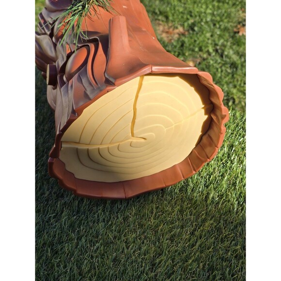 Christmas Yule Burner talking Singing Log  1999 Telco Battery Animated No Box - Picture 8 of 12